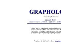 Graphology - Handwriting Analysis