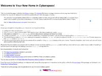 Welcome to Your New Home Page! Welcome to Your New Home Page!