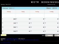 WotR Bokningskalender WotR Bokningskalender