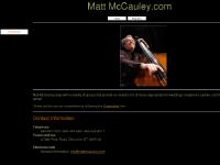 Matt McCauley.com home page