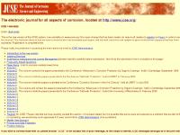 Journal of Corrosion Science and Engineering