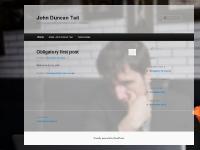 jdtait - John Duncan Tait | Personalised writing services & social marketing