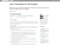 Java Frameworks & Technologies