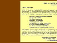 JOHN M. WARD AND ASSOCIATES - A Consulting Group