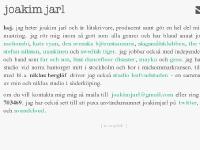 liten joakimjarl.se skärmbild