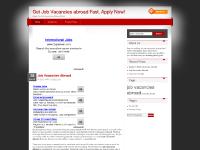 Get Job Vacancies abroad Fast, Apply Now!