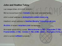 John and Heather Tobey