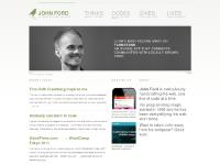 johnford.is Codes websites and apps, Gives code and time, Lives in Greensboro