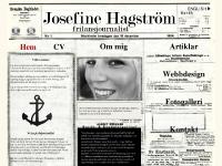 liten josefinehagstrom.se skärmbild