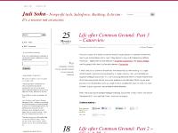 Judi Sohn | Nonprofit tech. Salesforce. Knitting. Activism – It's a reason not an excuse.