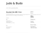 Judo & Budo