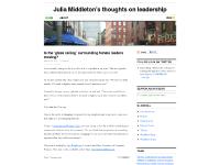Julia Middleton's thoughts on leadership — Julia Middleton, the CEO of Common Purpose shares some of her thoughts on leadership.