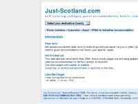 Scottish holiday accommodation - Self Catering, B&B, Guest House, Caravan &