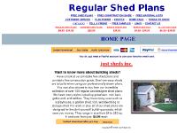 Just Sheds Inc. Choose from over 100 SHED PLANS. Just Sheds Inc. Choose from over 100 SHED PLANS.
