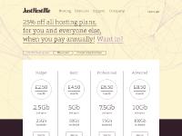 justhostme.co.uk justhostme, domains, web hosting