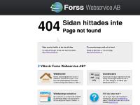 Sidan hittades inte | Forss Webservice AB - Serverdrift och e-post Sidan hittades inte | Forss Webservice AB - Serverdrift och e-post