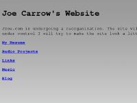 jzoe.com My Resume, Audio Projects, Links