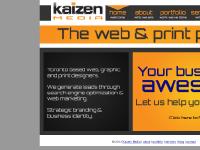 Kaizen Media The Web and Print People Toronto based web, graphic and print designers Kaizen Media The Web and Print People Toronto based web, graphic and print designers