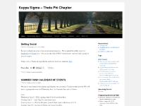 Kappa Sigma – Theta Phi Chapter Kappa Sigma – Theta Phi Chapter