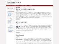 karinandersen.se Frilansjournalist, Webbredaktör, Kurser i Wordpress karinandersen.se Frilansjournalist, Webbredaktör, Kurser i Wordpress