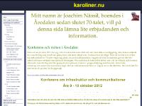 Välkommen till Karoliner.nu i Åredalen med karolinsk historia ... Välkommen till Karoliner.nu i Åredalen med karolinsk historia ...