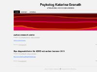 Psykolog Katarina Granath | UTBILDNING OCH HANDLEDNING