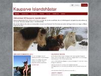 Startsida - Kauparve Islandshästar