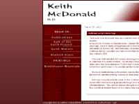 keithmcdonaldmd.com Keith McDonald MD keithmcdonaldmd.com Keith McDonald MD