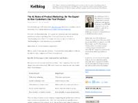 kellblog.com The Marketing Imagination, “faked data., Good to Great