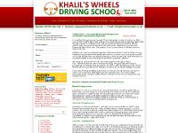 Khalil's Wheels Driving School - DSA Approved Instructor offering automatic and manual tuition in High Wycombe. Khalil's Wheels Driving School - DSA Approved Instructor offering automatic and manual tuition in High Wycombe.