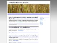 Cambodian Economy Reviews