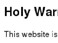 Holy Warriors of Khuh Website