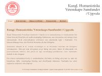 KHVSU :: Kungl. Humanistiska Vetenskaps-Samfundet i Uppsala KHVSU :: Kungl. Humanistiska Vetenskaps-Samfundet i Uppsala
