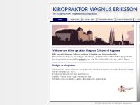 Kiropraktor i Uppsala, Magnus Eriksson Kiropraktor i Uppsala, Magnus Eriksson