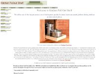 kitchenpulloutshelf.com kitchen pullout shelves, pull out shelf, sliding shelving