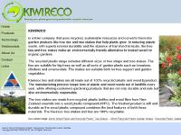 KIWIRECO Tree Ties and tree stakes from recycled plastic - Home KIWIRECO Tree Ties and tree stakes from recycled plastic - Home