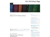 P.S. 124 Library Page | Ms. Lane’s Library Blog! P.S. 124 Library Page | Ms. Lane’s Library Blog!