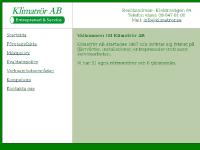 klimatror.se Startsida, Företagsfakta, Miljöpolicy