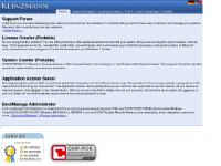 klinzmann.name SystemCrawler, LicenseCrawler, A-A-S