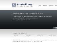 Advokatfirman Kerstin Koorti kan bistå vid en rad juridiska ärenden - Avtals- och köprätt, målsägandebiträde, familjerätt, fordonsrätt m.m. Advokatfirman Kerstin Koorti kan bistå vid en rad juridiska ärenden - Avtals- och köprätt, målsägandebiträde, familjerätt, fordonsrätt m.m.