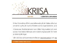 Allmänt | Kriisa Consulting AB Allmänt | Kriisa Consulting AB