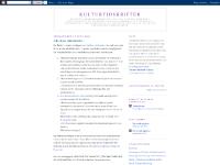 Kulturtidskrifter Kulturtidskrifter