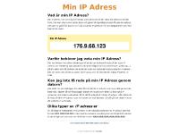 Min IP adress, vilken IP adress har jag? - www.kvack.net Min IP adress, vilken IP adress har jag? - www.kvack.net