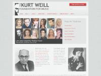 kwf.org Kurt Weill, Lotte Lenya, Foundation for Music