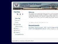 Louisiana Court of Appeal, First Circuit Louisiana Court of Appeal, First Circuit