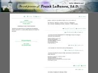 labanca.net Frank LaBanca teacher change agent consultant statistics quantitative qualitative statistician education educational researcher science creativity labanca.net Frank LaBanca teacher change agent consultant statistics quantitative qualitative statistician education educational researcher science creativity