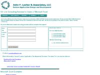 lacher.com Benefits of On Line Consulting, Consulting, Excel Examples lacher.com Benefits of On Line Consulting, Consulting, Excel Examples