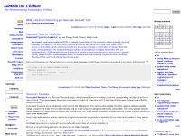 Lambda the Ultimate | Programming Languages Weblog Lambda the Ultimate | Programming Languages Weblog