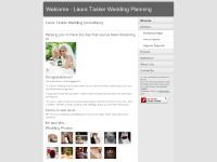 Welcome - Laura Tasker Wedding Planning Welcome - Laura Tasker Wedding Planning