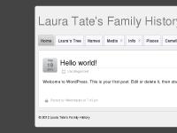 Laura Tate's Family History Laura Tate's Family History